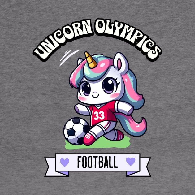 Football Unicorn Olympics ⚽🦄 - Goal! Score with Cuteness! by Pink & Pretty